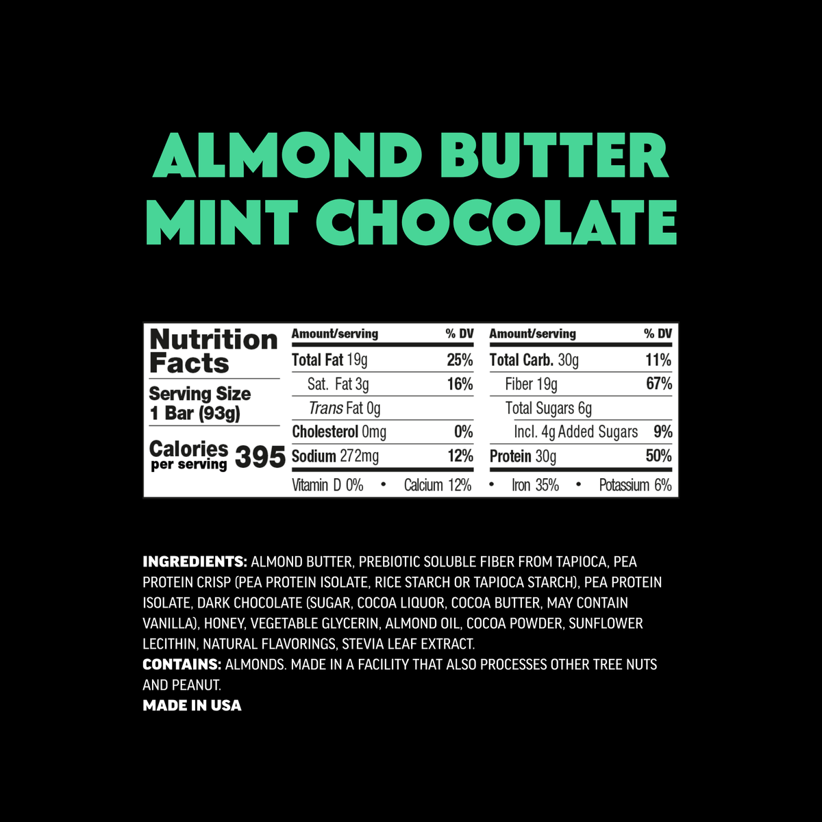 Almond Butter Mint Chocolate