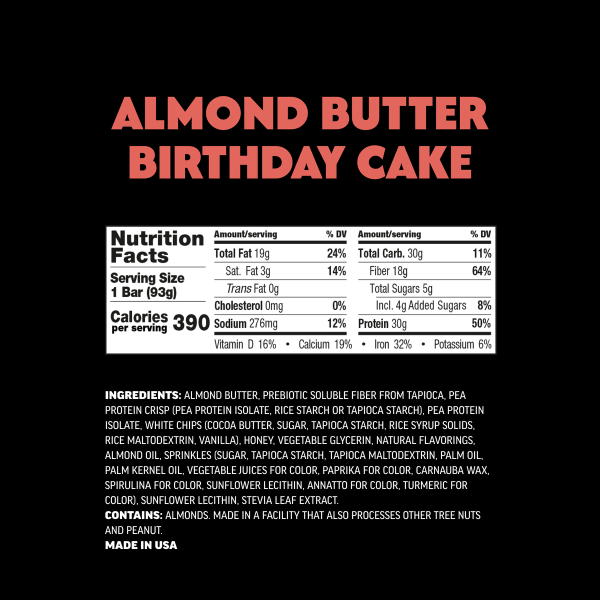 Almond Butter Birthday Cake