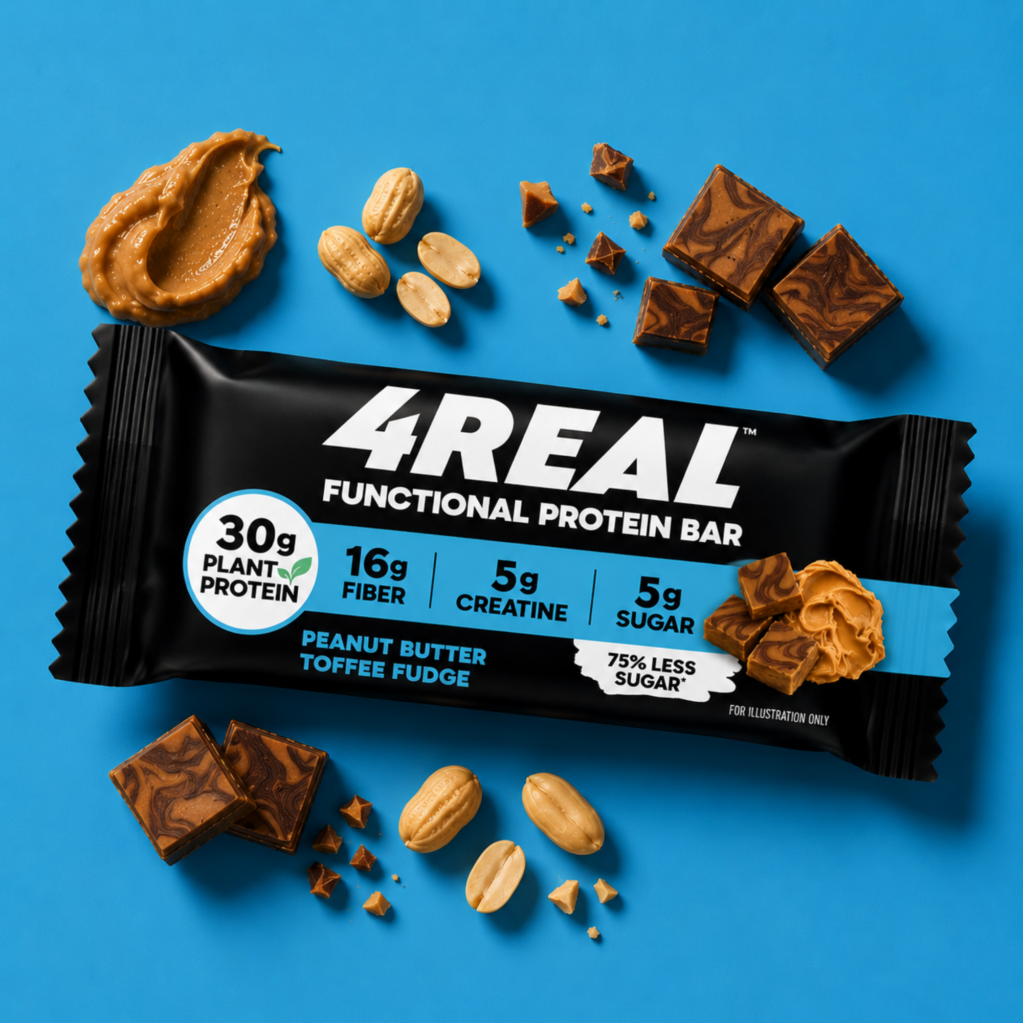 Peanut Butter Toffee Fudge - ingredients